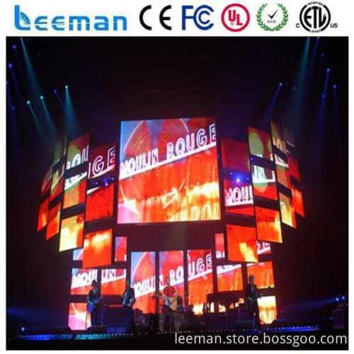 indoor advertising screen Rental slim led screen p5 p6 led display panel